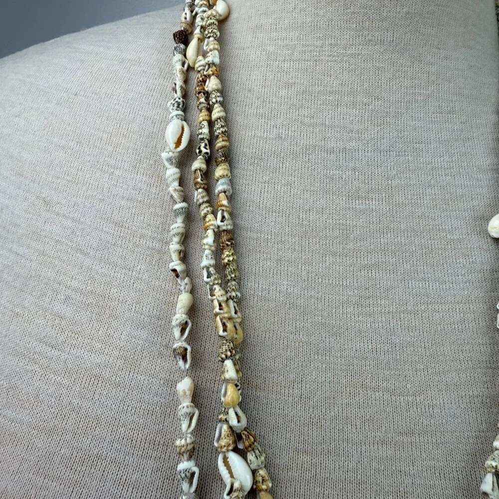 Set of Three Shell Bead Necklaces 35